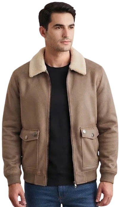 Chamarra AJK-803, Beige