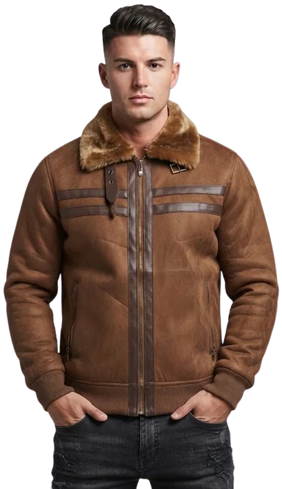 Chamarra Malboro Vinil, Camel