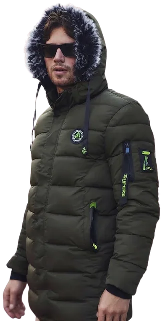 Parka 23591, Verde olivo