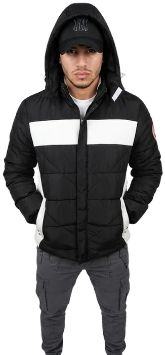 Chamarra IMP, Negro/Blanco