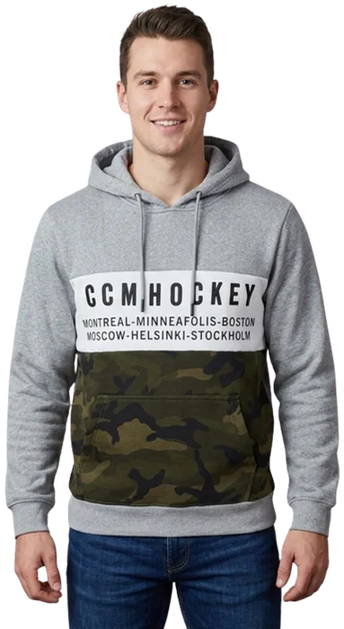 Sudadera Be Good, Gris/Camuflaje