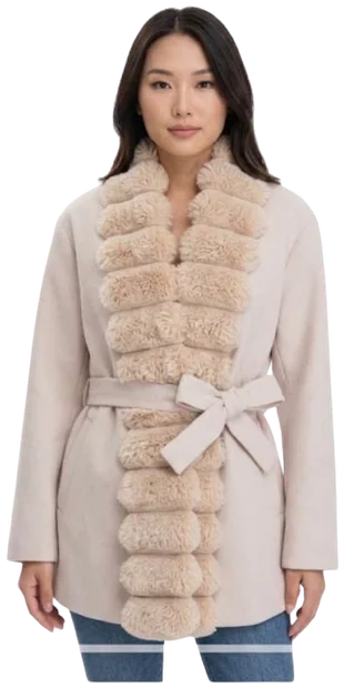 Abrigo DAM-03B, Beige rosado