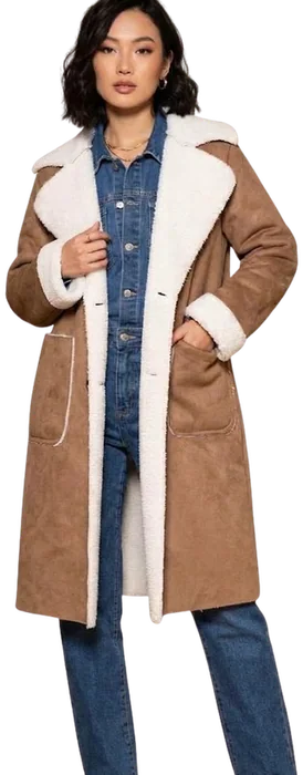 Abrigo Kahua Elo 3, Camel/Crema