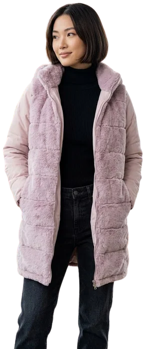 Abrigo BHI-240650, Rosa palo