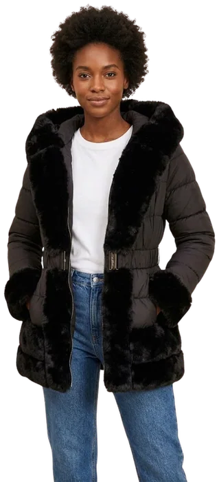 Abrigo BHI-243526, Negro