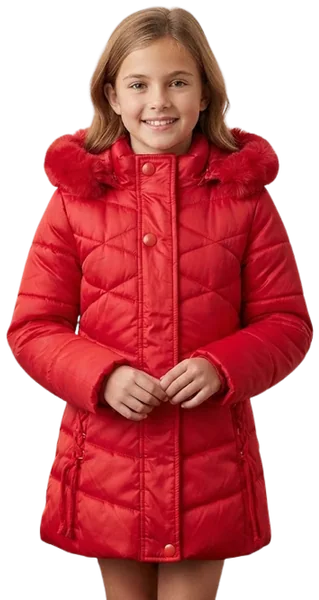 Niñas: Abrigo Rojo