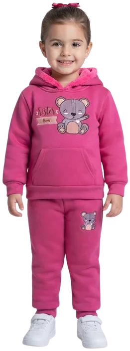 Conjunto deportivo Pants Bebe, Fucsia