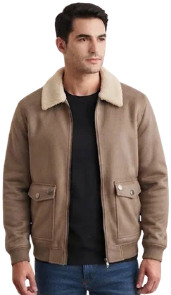 Chamarra AJK-803, Beige