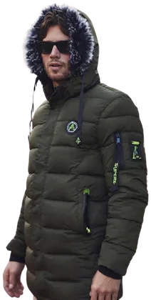 Parka 23591, Verde olivo