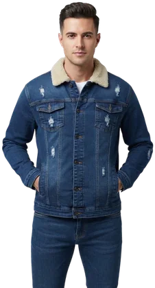 Chamarra RS23-015, Azul