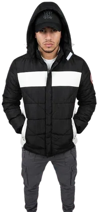 Chamarra IMP, Negro/Blanco