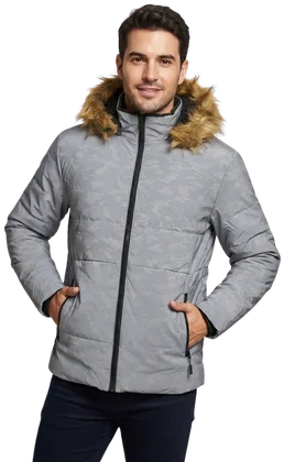 Chamarra reflectiva RS7-102, Gris reflejante
