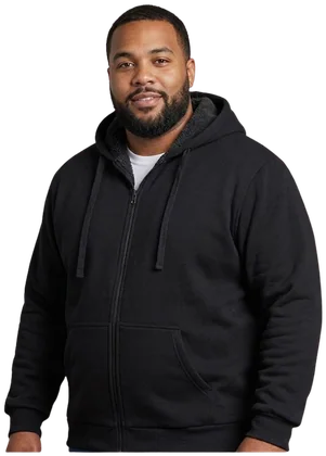 Sudadera M-2021-6P, Negro