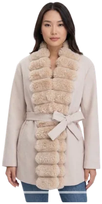 Abrigo DAM-03B, Beige rosado