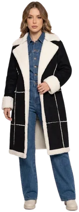 Abrigo Kahua Elo 3, Negro/Crema