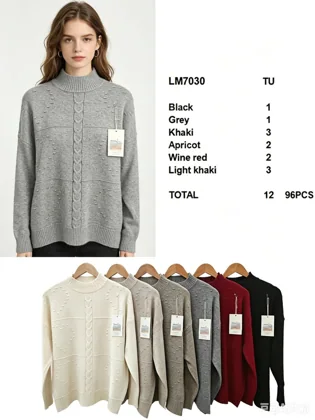 Suéter LM7030, Gris
