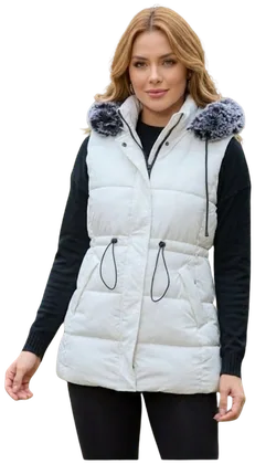 Chaleco BHI-240645V, Blanco