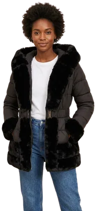 Abrigo BHI-243526, Negro