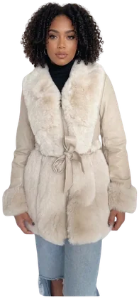 Abrigo BHI-243516, Crema