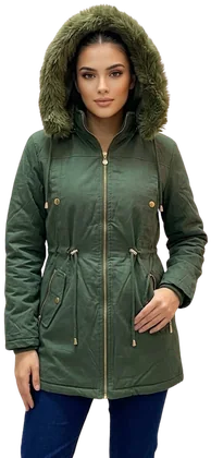 Parka RS23-008, Verde olivo