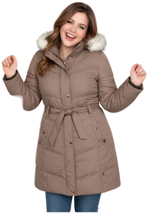 Abrigo AR397, Taupe