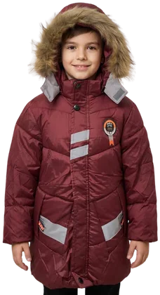 Parka Chamarra Authentic Niño, Vino