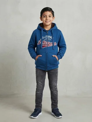 Sudadera Sudadera Abierta, Azul