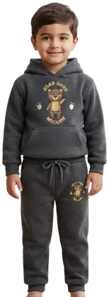 Conjunto deportivo Pants Bebe, Gris oscuro